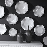 Wall Art Abella Ceramic Wall Decor, S/3, White