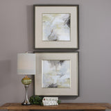 Wall Art Abstract Vistas Framed Prints S/2