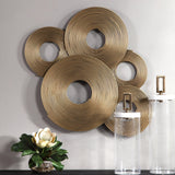 Wall Art Ahmet Gold Rings Wall Decor