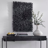 Wall Art Bahama Black Wood Wall Decor