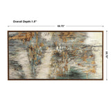 Wall Art Behind The Falls Abstract Art