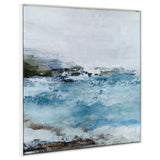 Wall Art Blue Essence Coastal Framed Canvas