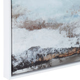 Wall Art Blue Essence Coastal Framed Canvas