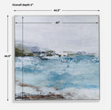 Wall Art Blue Essence Coastal Framed Canvas