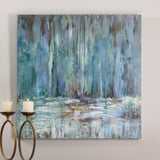 Wall Art Blue Waterfall Art