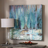 Wall Art Blue Waterfall Art