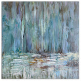 Wall Art Blue Waterfall Art