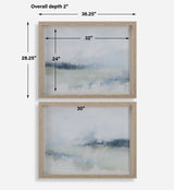 Wall Art Breezy Vista Framed Prints // Set of 2