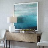 Wall Art Cancun Teal Framed Print