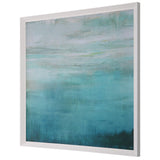 Wall Art Cancun Teal Framed Print