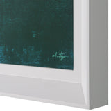 Wall Art Cancun Teal Framed Print