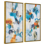 Wall Art Casual Moments Framed Abstract Art // Set of 2
