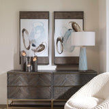 Wall Art Celestial Modern Framed Prints, S/2