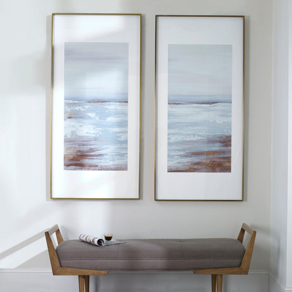 Wall Art Coastline Framed Prints, S/2