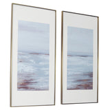 Wall Art Coastline Framed Prints, S/2