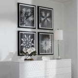Wall Art Contemporary Floret Framed Prints, S/4