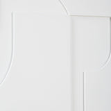 Wall Art Contours White Wall Decor // Set of 2