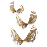 Wall Art Coreograph Antique Gold Wall Decor // Set of 3