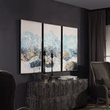 Wall Art Crashing Waves Abstract Art, S/3