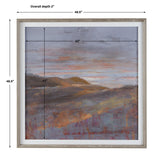 Wall Art Dawn On The Hills Framed Print