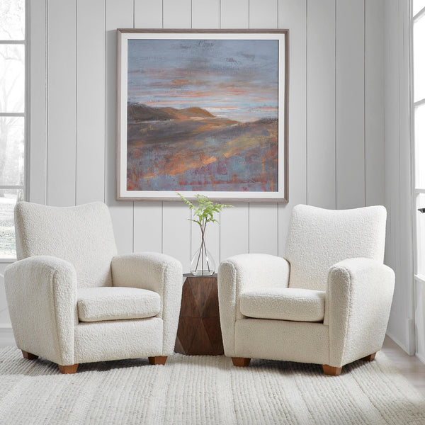 Wall Art Dawn On The Hills Framed Print