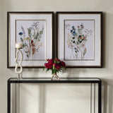 Wall Art Delicate Flowers Framed Prints // Set of 2