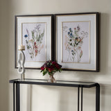 Wall Art Delicate Flowers Framed Prints // Set of 2