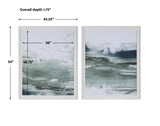 Wall Art Emerald Daze Abstract Prints, Set/2