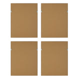 Wall Art Florals On Black Framed Prints // Set of 4