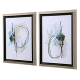 Wall Art Force Reaction Abstract Prints, S/2