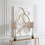 Wall Art Freehand Modern Metal Wall Panel