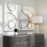 Wall Art Freehand Modern Metal Wall Panel