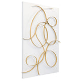 Wall Art Freehand Modern Metal Wall Panel