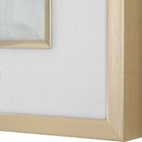 Wall Art Fresh Start Blue Abstract Prints // Set of 6