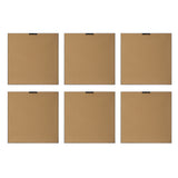 Wall Art Fresh Start Red Abstract Prints // Set of 6