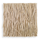 Wall Art Gathered Teak Square Bleached Wood Wall Decor