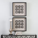 Wall Art Geode Linen Shadow Box