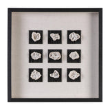 Wall Art Geode Linen Shadow Box