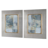 Wall Art Gilded Whimsy Abstract Prints, S/2