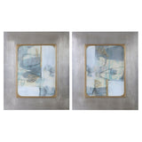 Wall Art Gilded Whimsy Abstract Prints, S/2