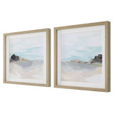 Wall Art Glacial Coast Framed Prints, Set/2