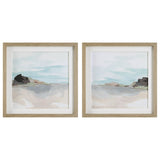 Wall Art Glacial Coast Framed Prints, Set/2