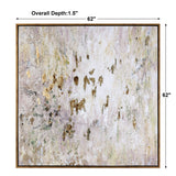Wall Art Golden Raindrops Modern Abstract Art