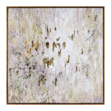 Wall Art Golden Raindrops Modern Abstract Art