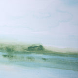 Wall Art Green Ribbon Coast Framed Prints Set/2