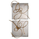 Wall Art Harmony Metal Wall Art, S/2