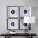 Wall Art Kalia Blue Stone Shadow Box