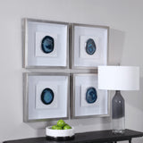 Wall Art Kalia Blue Stone Shadow Box