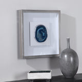 Wall Art Kalia Blue Stone Shadow Box