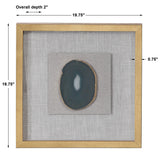 Wall Art Keeva Agate Stone Shadow Box